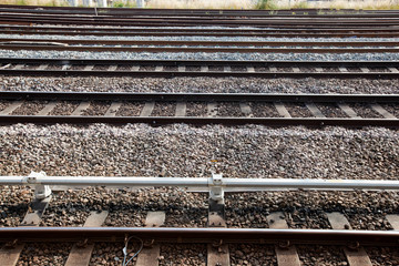 View of railway tracks