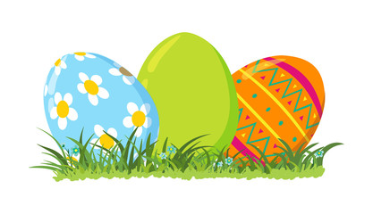 Obraz premium Easter eggs, vector