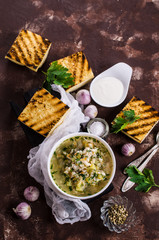 Thick meat soup