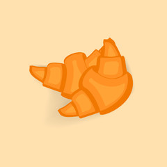 Croissant vector illustration.