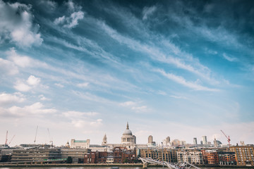 Cathedral St. Paul's and beautiful sky