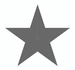 Black Star shape isolated on white background. flat sign. Black internet concept. Trendy vector decoration symbol for website design, mobile app. Logo illustration. vector illustration