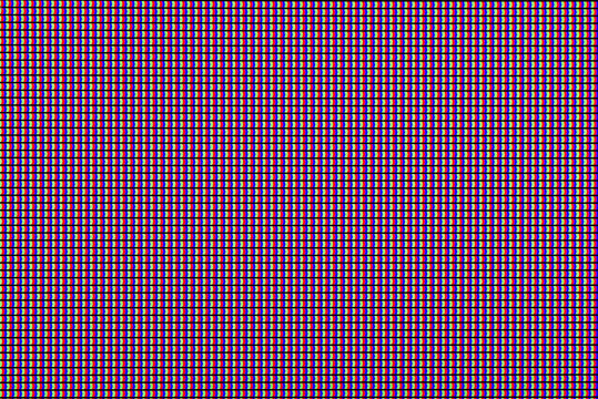 Closeup RGB led diode of led TV or led monitor screen display panel. Colorful led screen background for design with copy space for text or image