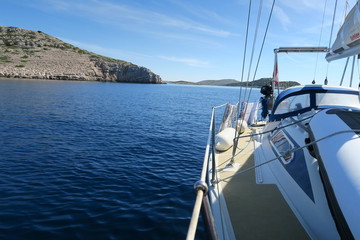 Fototapeta na wymiar Sailing
