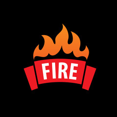 fire vector logo