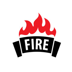 fire vector logo