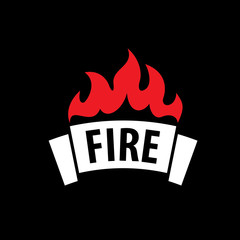 fire vector logo