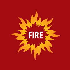 fire vector logo