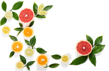 various citrus fruits