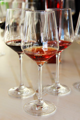 Wine glasses