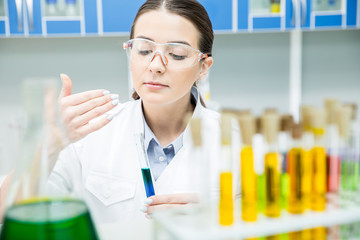 Female scientist in lab