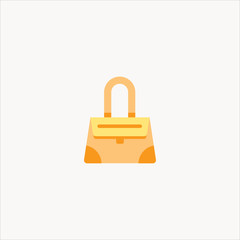 purse icon flat design