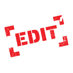 Edit rubber stamp. Grunge design with dust scratches. Effects can be easily removed for a clean, crisp look. Color is easily changed.