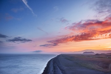Fantastic beach in southern Iceland