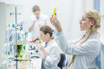 Female scientist in lab