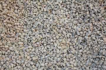 Granite gravel texture in Construction site