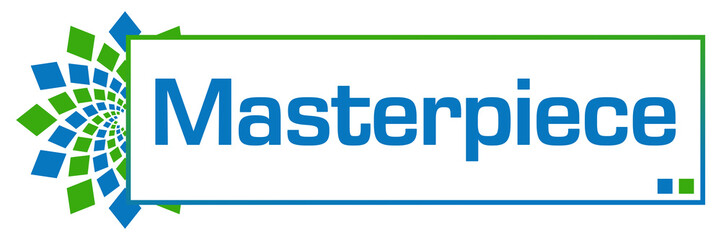 Masterpiece Green Blue Circular Bar 