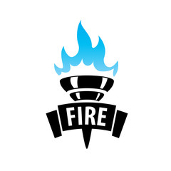 fire vector logo