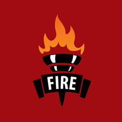 fire vector logo