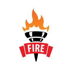 fire vector logo