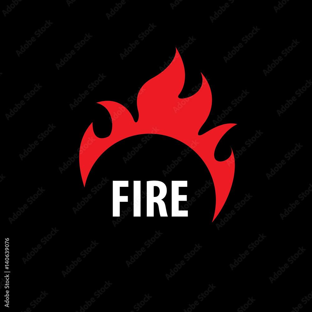 Canvas Prints fire vector logo