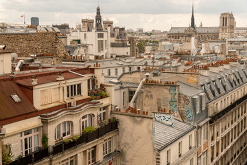 Fototapeta na wymiar Vista dei tetti di Parigi