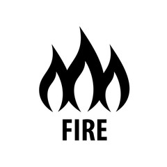 fire vector logo