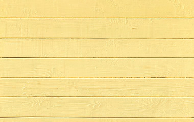 Light yellow painted wooden wall, seamless texture pattern