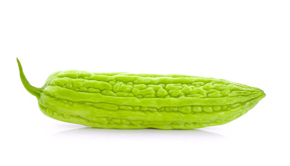 Momordica on white background