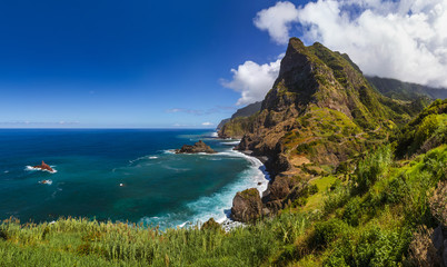 Fototapeta premium Coast near Boaventura - Madeira Portugal