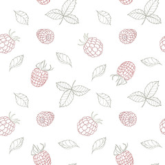 Seamless berry pattern