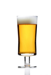 Glass of beer - studio shot