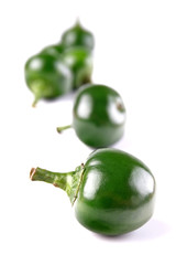 Close-up of green chilli pepper