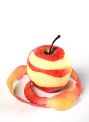 Apples on white background - studio shot