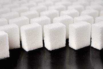 Lump sugar - studio shot
