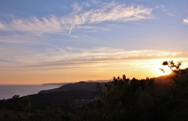 Veduta dal parco del Beigua, Arenzano, Liguria