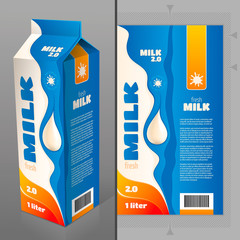 Milk package design