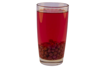 Compote of red currant .