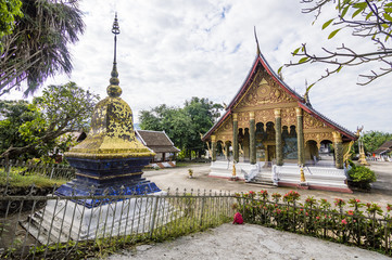 Wat Mahathat - a Buddhist temple in Luang Prabang, Laos