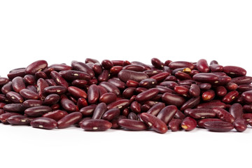 Red bean isolated on white background