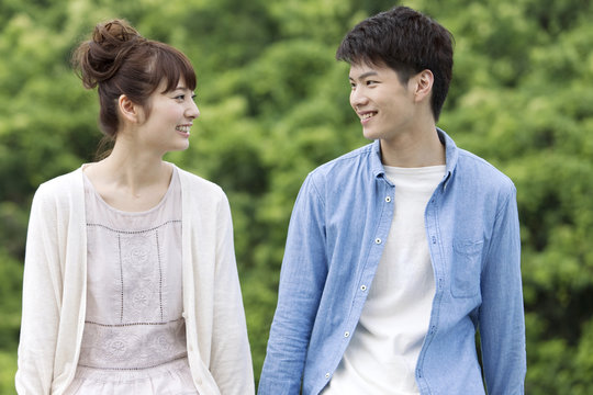 Cheerful couple
