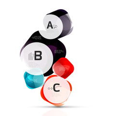 Vector abstract gem stones