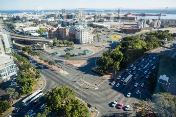 Crossroads in a city