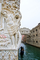 Fototapeta na wymiar Ponte dei Sospiri di Venezia - Italia