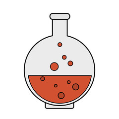 test tube science icon image vector illustration design 