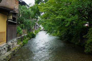 Fototapeta na wymiar 京都の小川