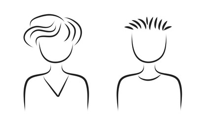 Vector illustration of people.