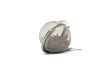 tea strainer isolated on white background