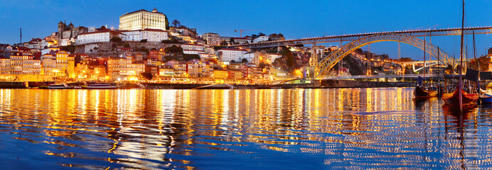 Porto Old Town panorama, Portugal