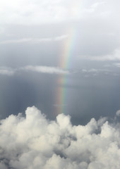 Naklejka na ściany i meble rainbow in the sky on the nature